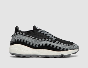 Outdoor Stroll Jump Support Nike Women's Air Footscape Woven Black / Smoke Grey - Sail