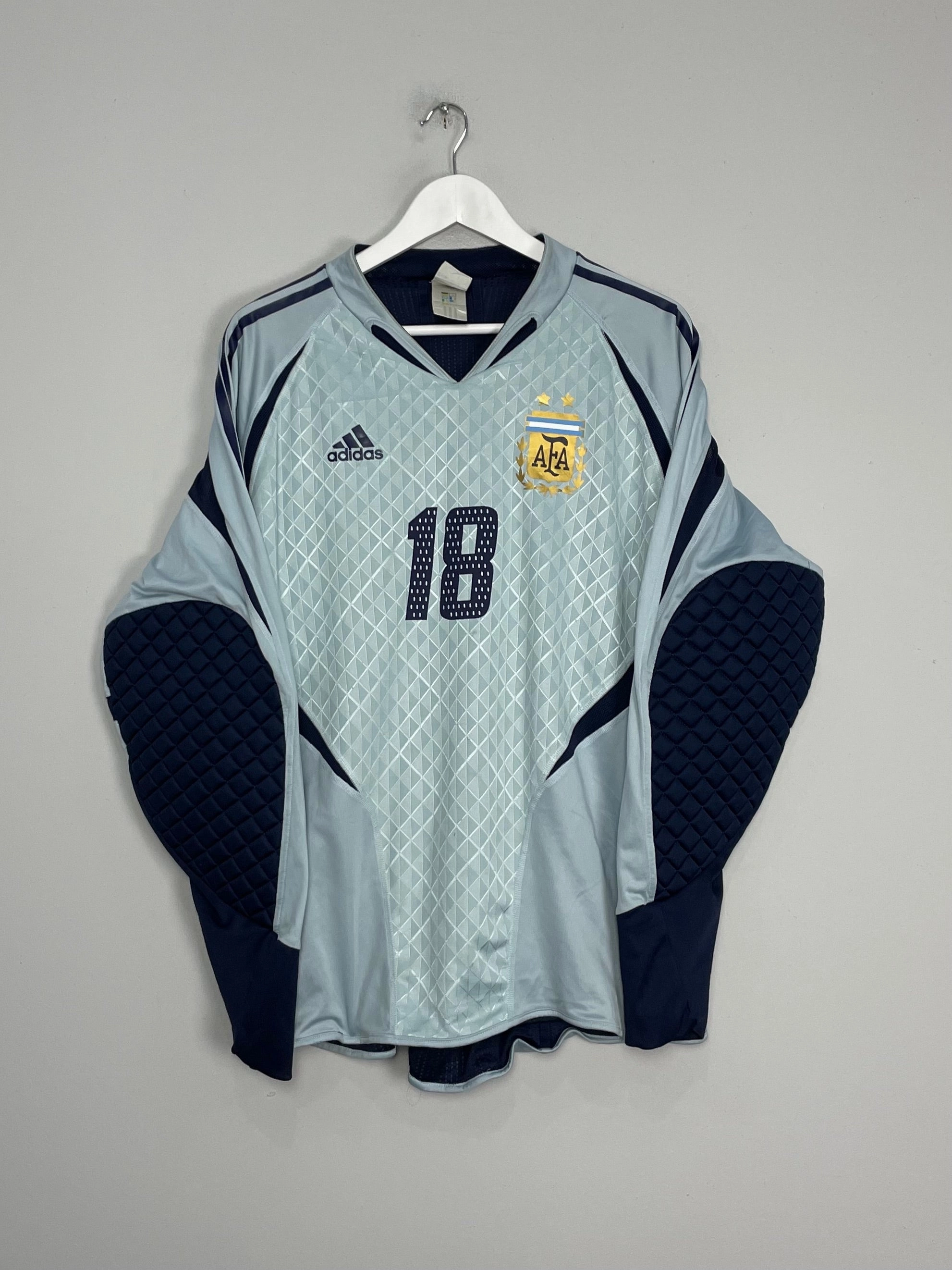 2004/05 ARGENTINA LUX #18 *PLAYER ISSUE* GK SHIRT (M) ADIDAS Sporty Performance