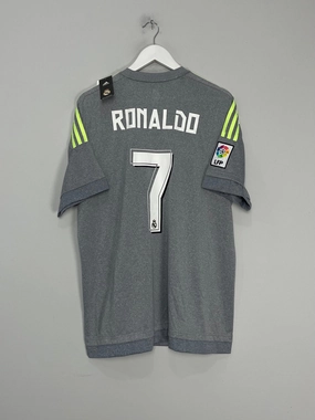 Durable Double Stitched Seams 2015/16 REAL MADRID RONALDO #7 *BNWT* AWAY SHIRT (XL) ADIDAS