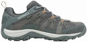 Merrell Alverstone 2 GORE-TEX Mens Walking Shoes - Grey Sturdy Trekking Sport Mode
