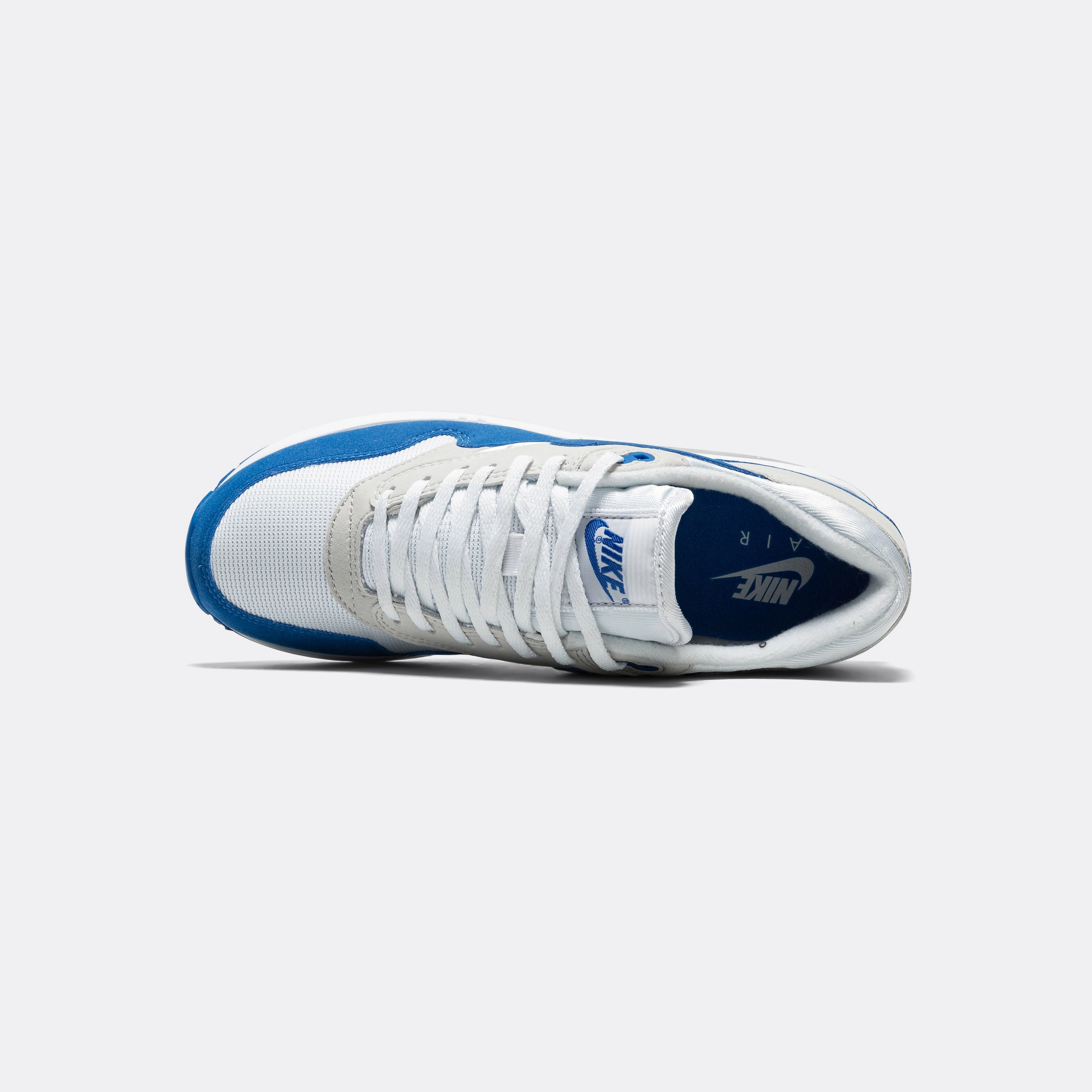 Womens Air Max 1 '86 OG - White/Royal Blue-Lt Neutral Grey-Black Supportive Footbed