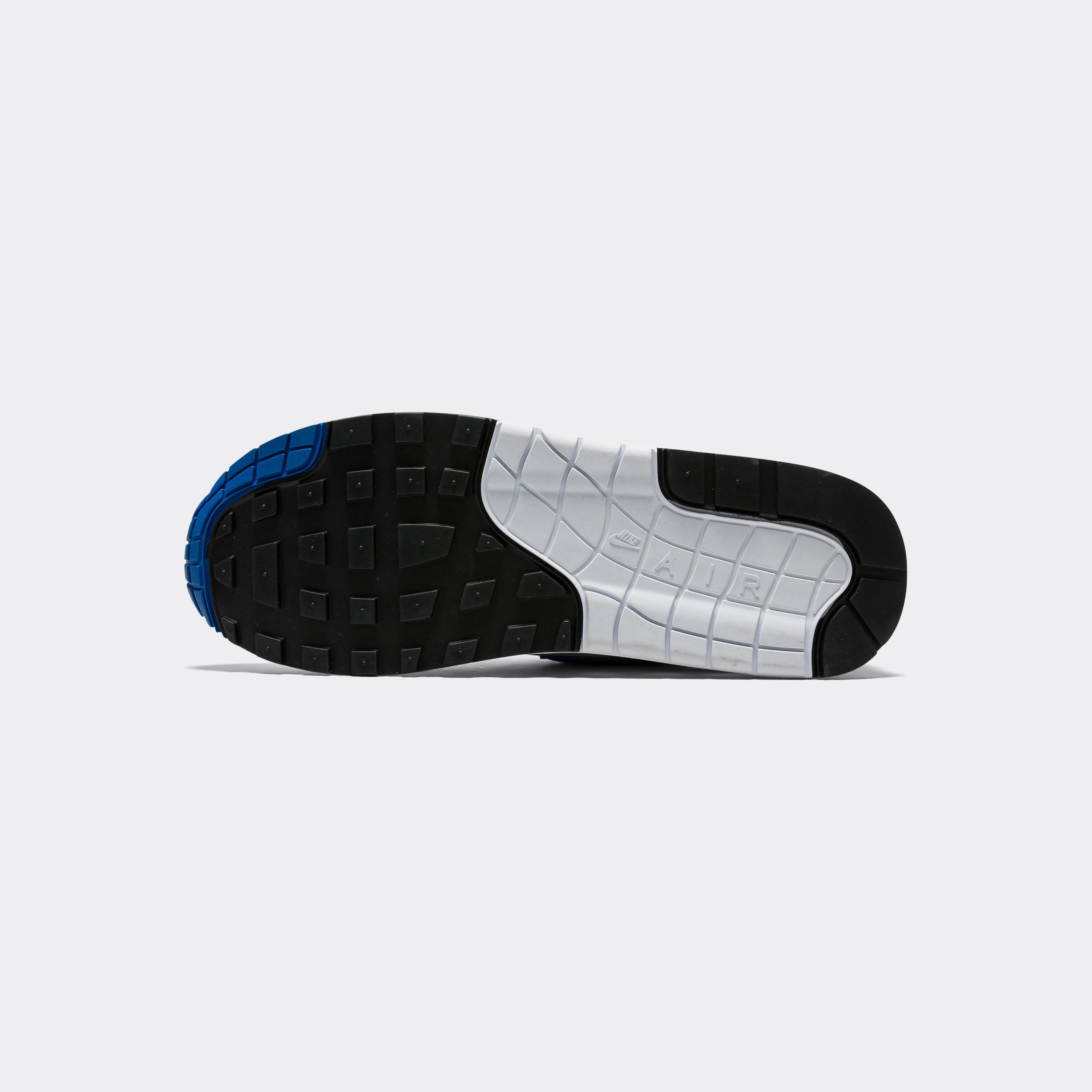 Ergonomic Design CasualWear Womens Air Max 1 '86 OG - White/Royal Blue-Lt Neutral Grey-Black