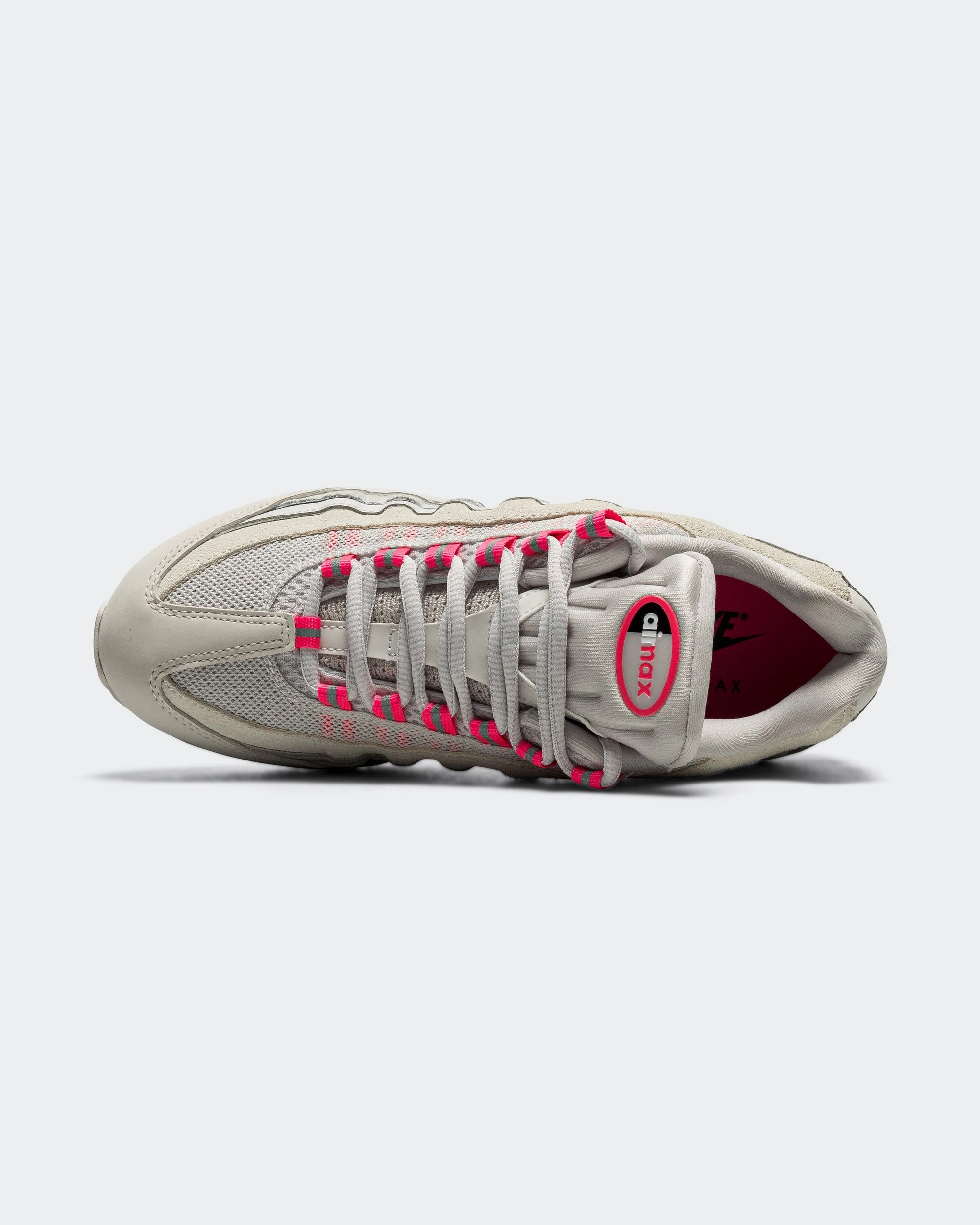 Sidewalk Ready Womens Air Max 95 Big Bubble - Vast Grey/Hyper Pink-Pure Platinum