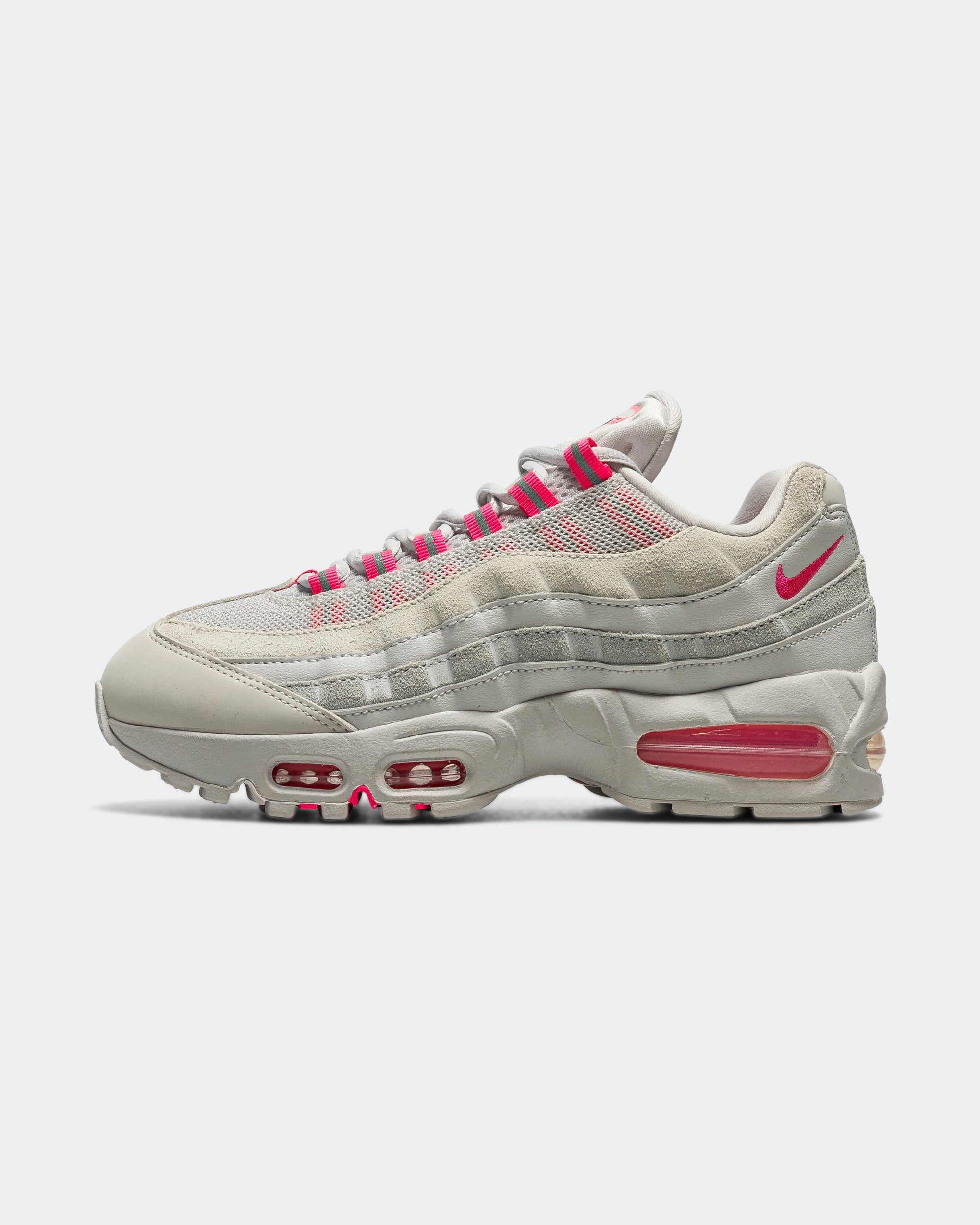 Womens Air Max 95 Big Bubble - Vast Grey/Hyper Pink-Pure Platinum Durable Base