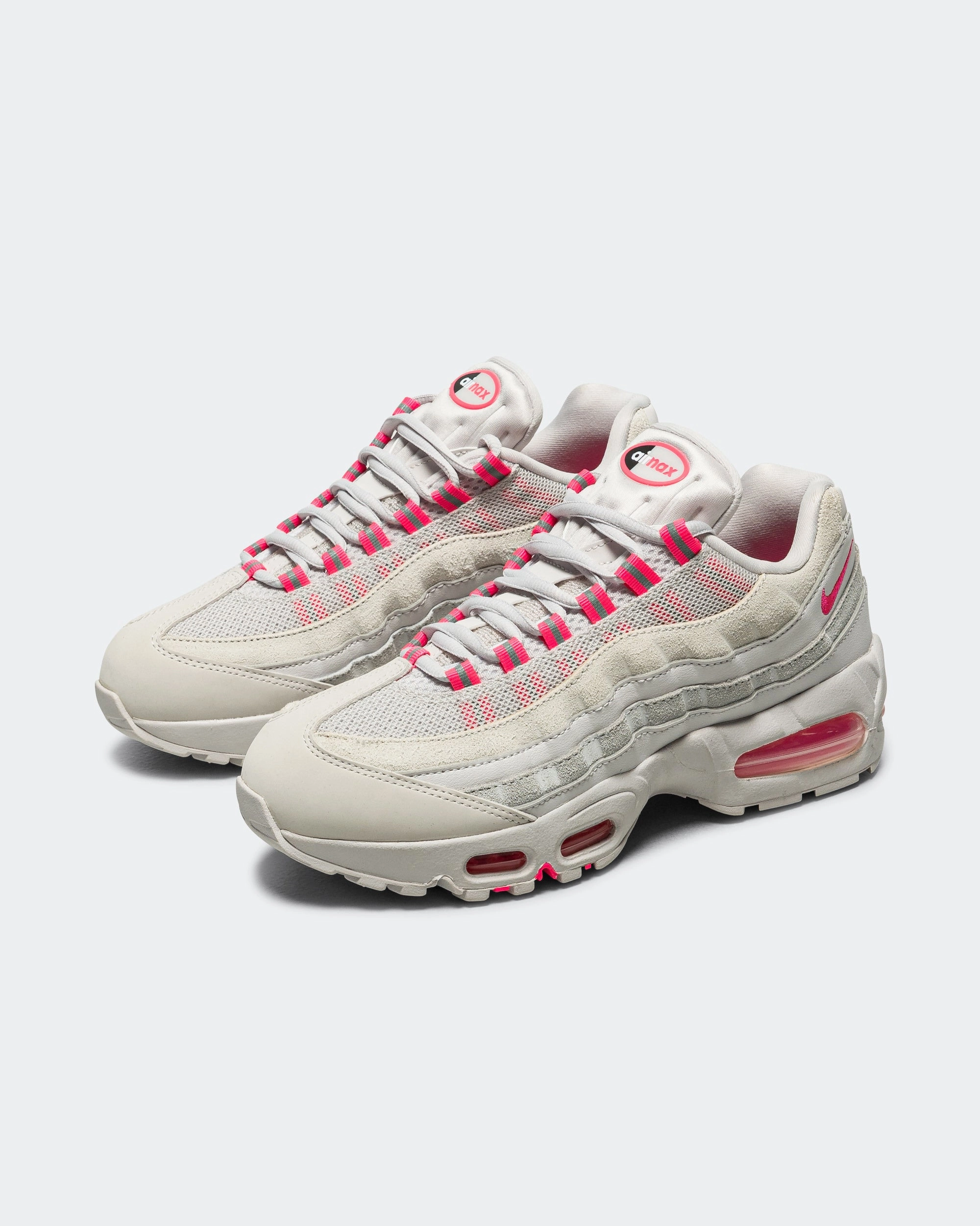 Airflow channels Comfort Function Womens Air Max 95 Big Bubble - Vast Grey/Hyper Pink-Pure Platinum