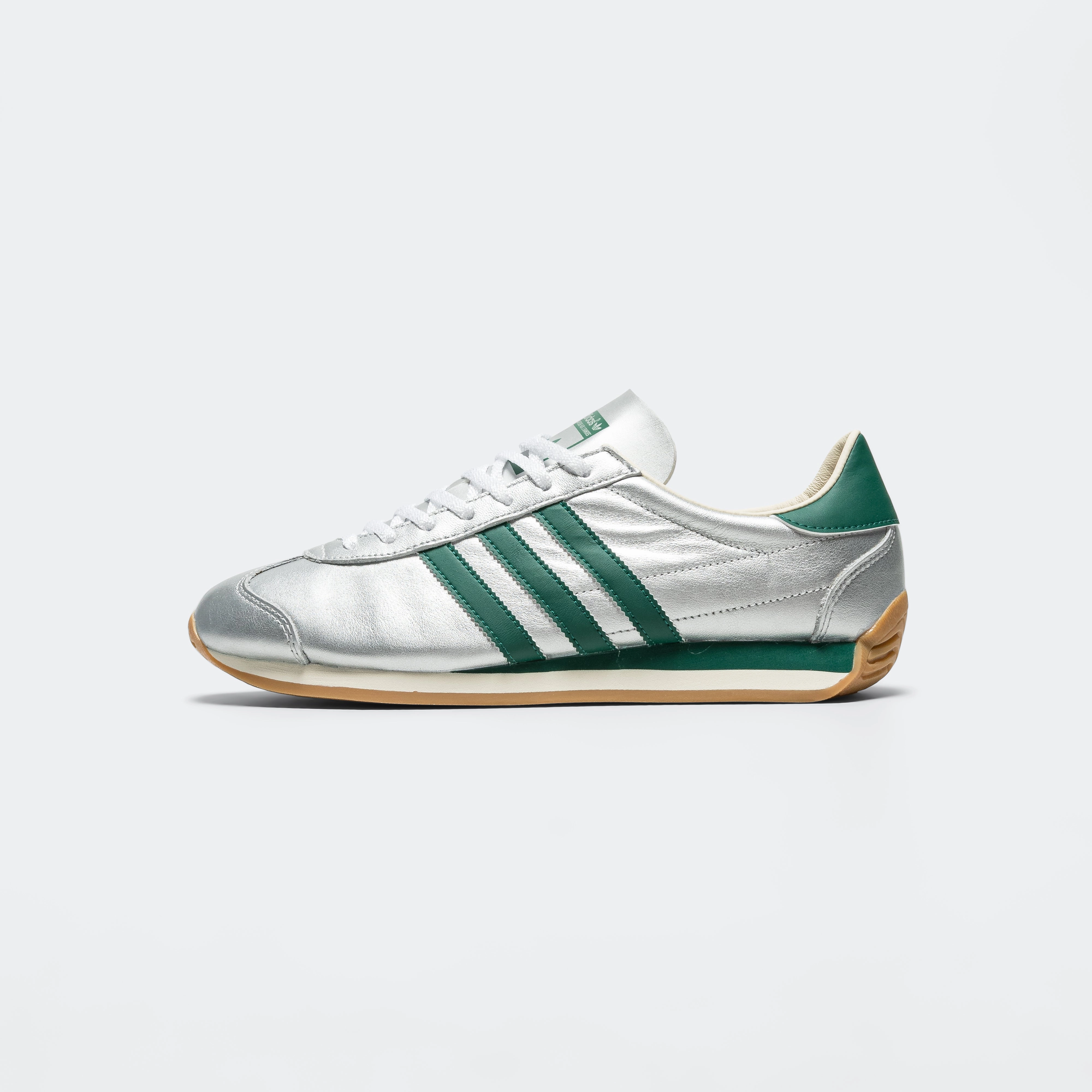 Womens Country OG - Silver Metallic/Collegiate Green Layered Comfort Tailored Design