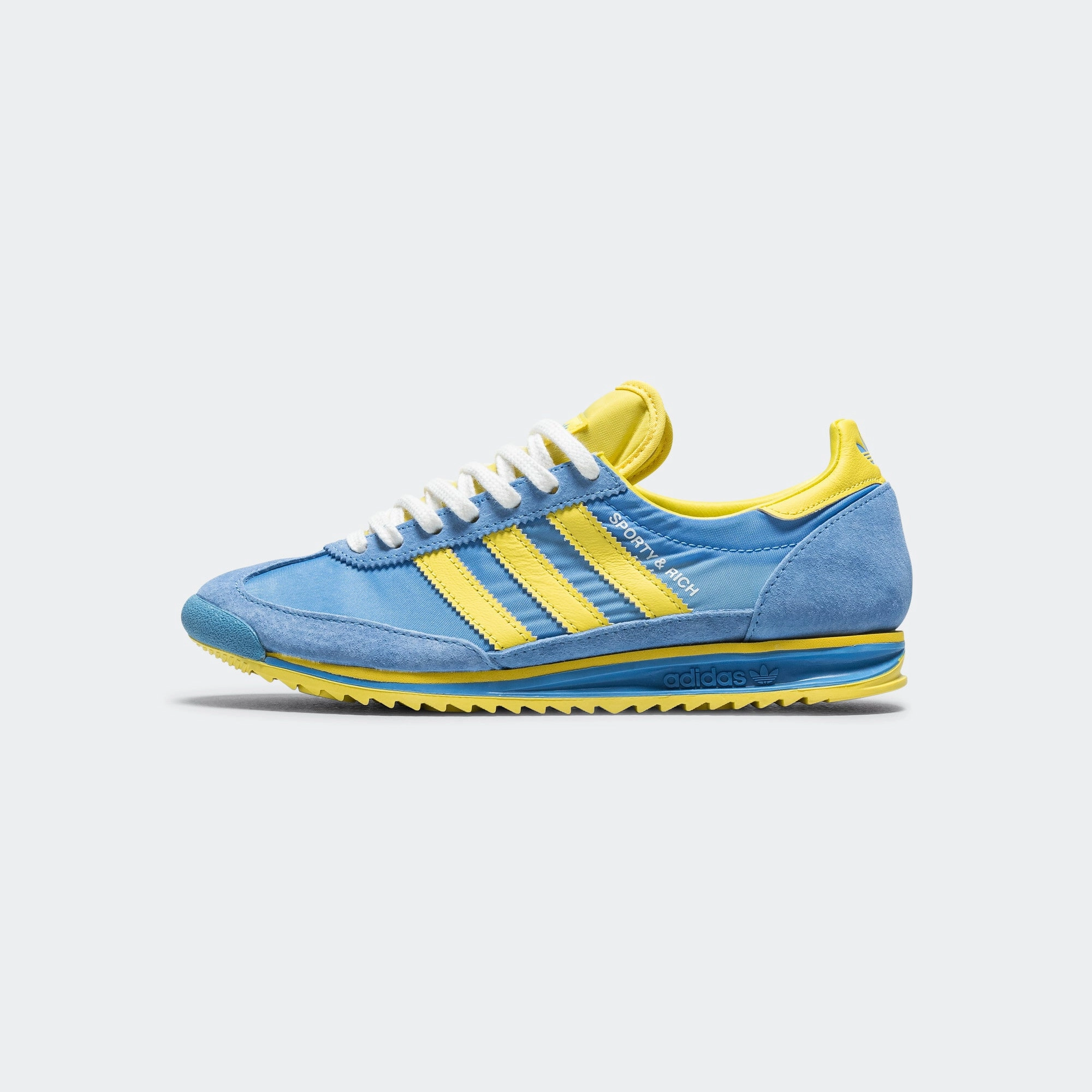 Womens SL72 x Sporty & Rich - Real Blue/Light Yellow-Footwear White Comfort Frame Classic Base