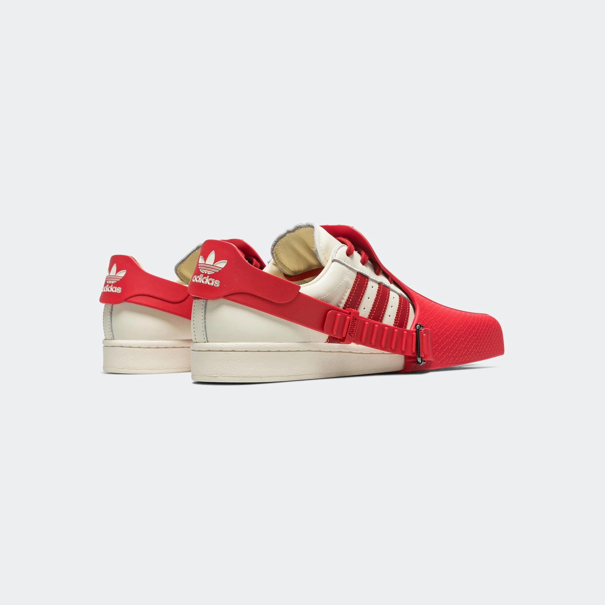 Womens Superfinger Superstar - Better Scarlet/Crew White Reinforced Achilles Notch City Run