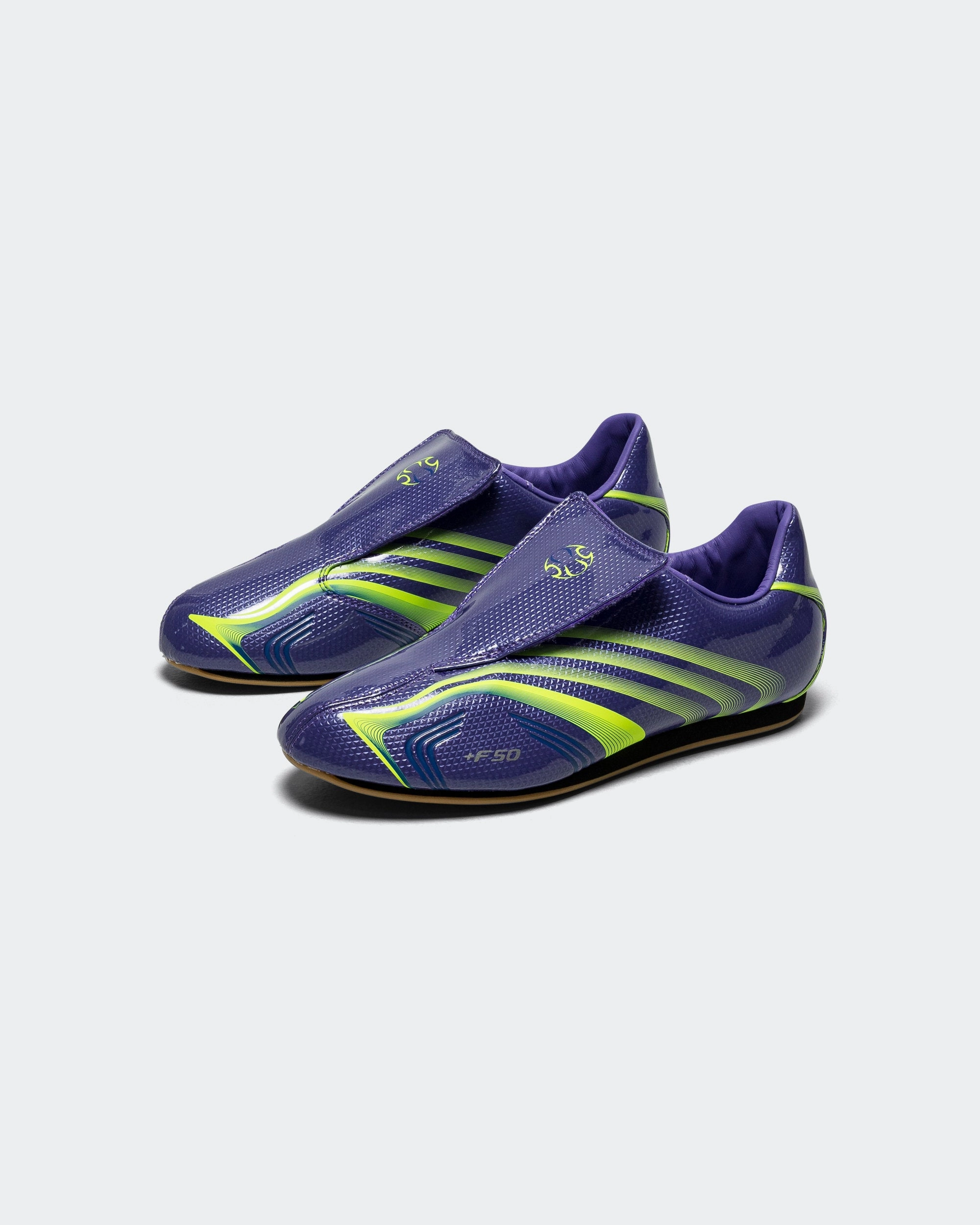 Ventilation Mesh Sports Culture Womens Taekwondo F50 - Purple Rush/Lucid Lemon-Royal Blue