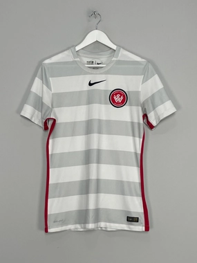 No Pressure Anti Pilling Finish 2015/16 WESTERN SYDNEY WANDERERS AWAY SHIRT (M) NIKE
