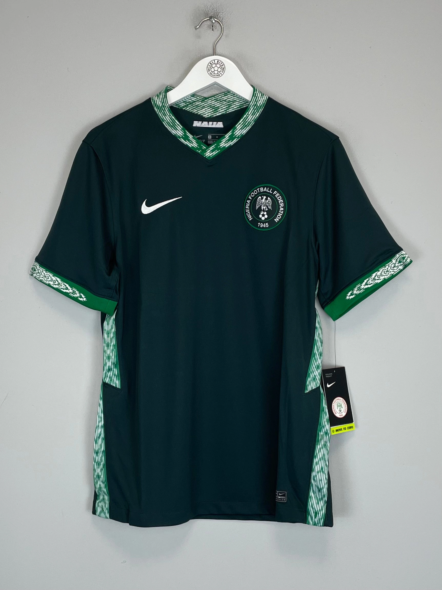 2020/21 NIGERIA *BNWT* AWAY SHIRT (M) NIKE Quick Pullover Design Enhanced Durability Reinforcement