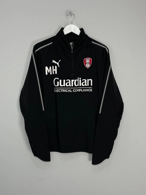 2020/21 ROTHERHAM 'MH' STAFF ISSUE 1/4 ZIP (L) PUMA Quick Fit