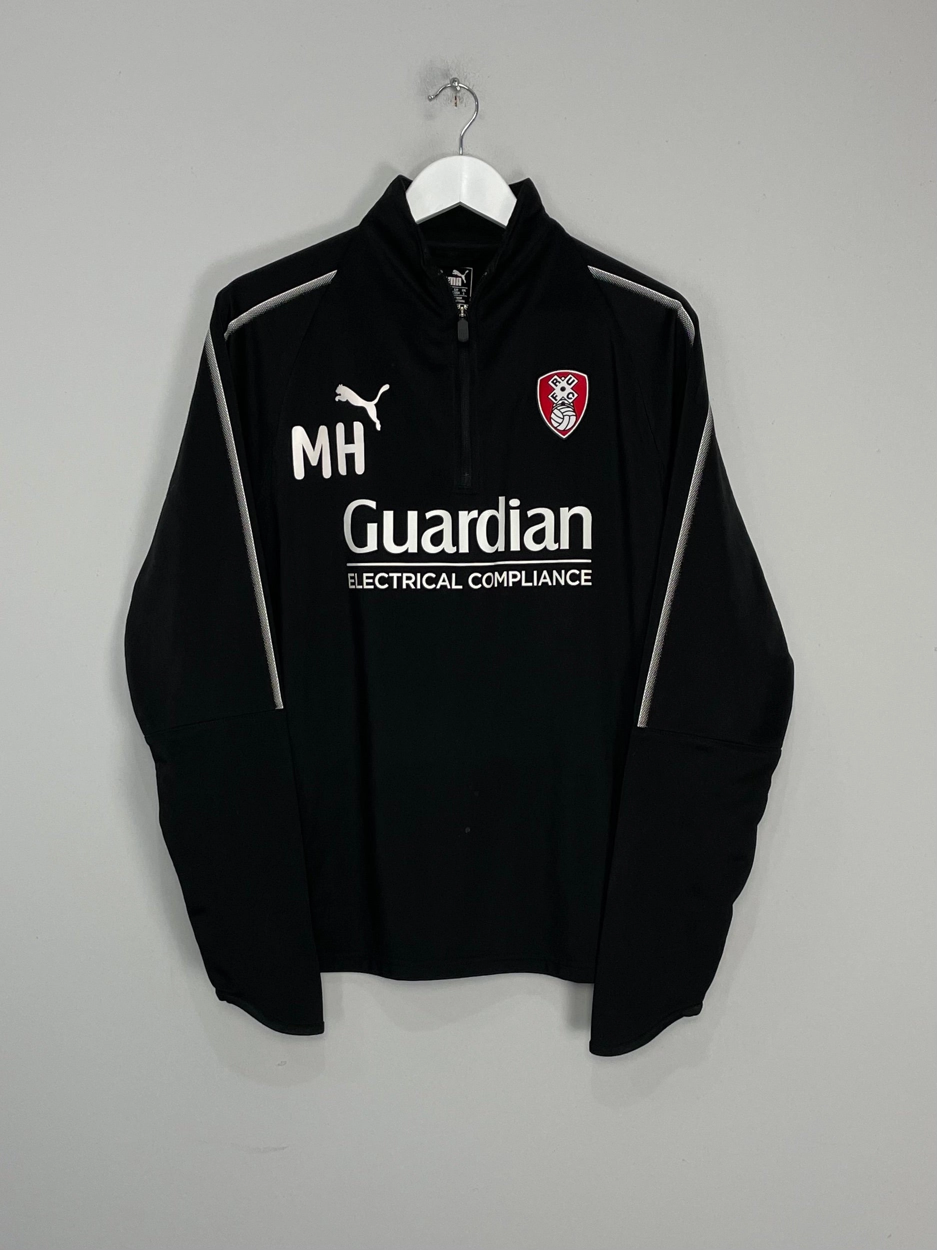 2020/21 ROTHERHAM 'MH' STAFF ISSUE 1/4 ZIP (L) PUMA Quick Fit