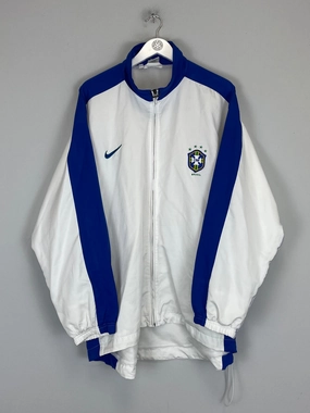 Stretch Fit Fabric Essential Fit 1998/00 BRAZIL TRACK JACKET (XXL) NIKE