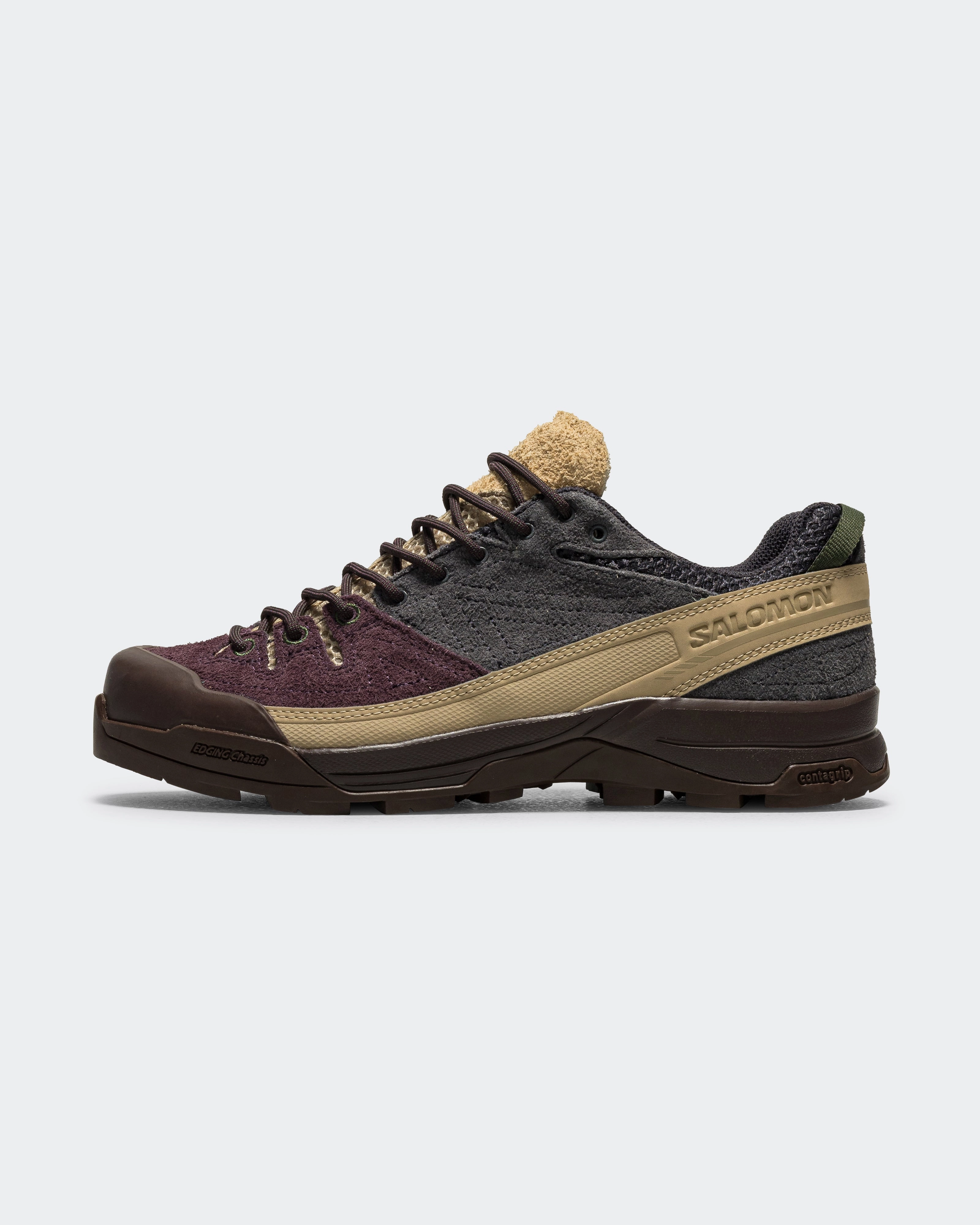 Shock Absorbing Technology X-ALP Suede - Plum Perfect/Nine Iron-Safari