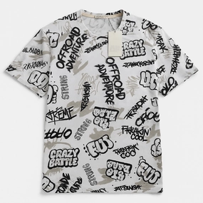 Sporty Comfort Zara Men Vintage White T shirt