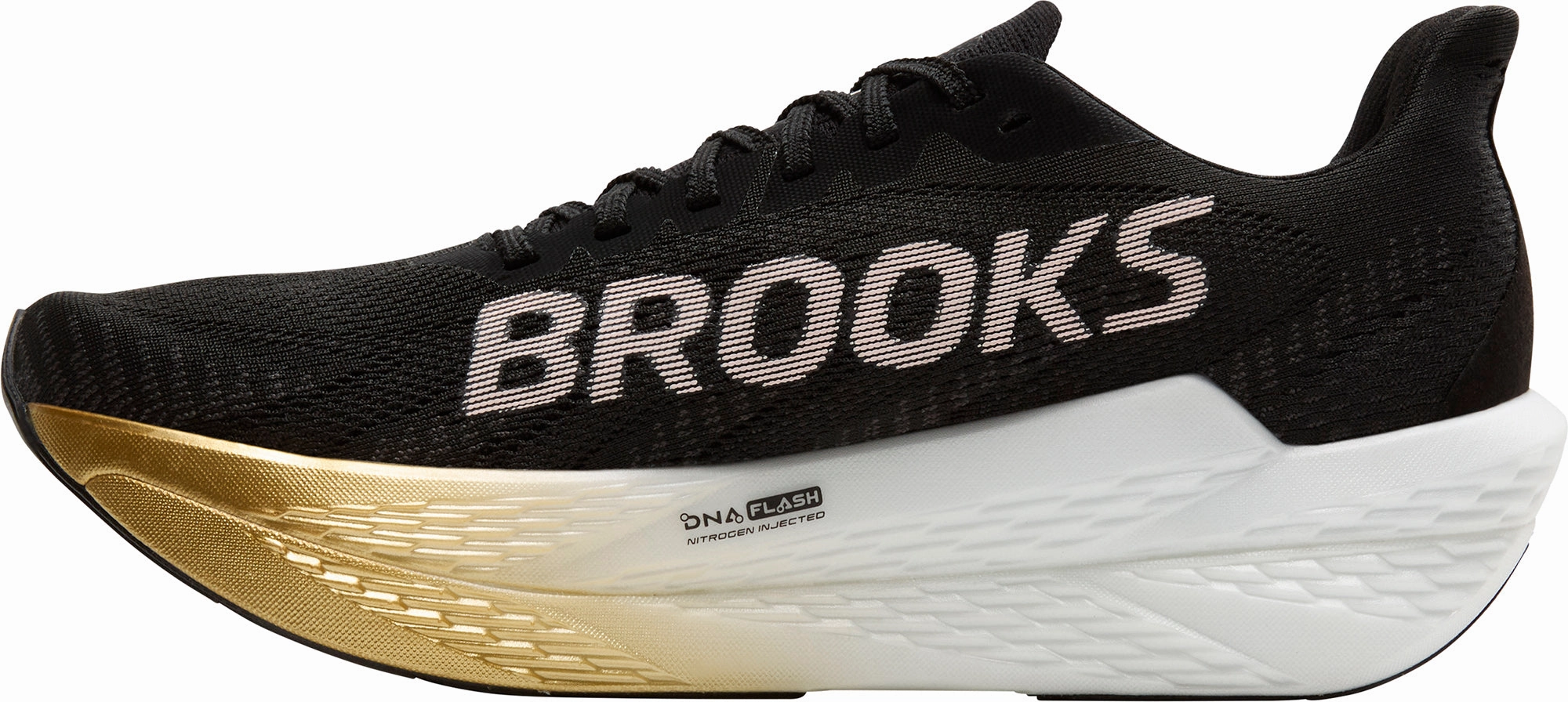 Flexible Outsole Flexure Brooks Hyperion Max 2 Mens Running Shoes - Black