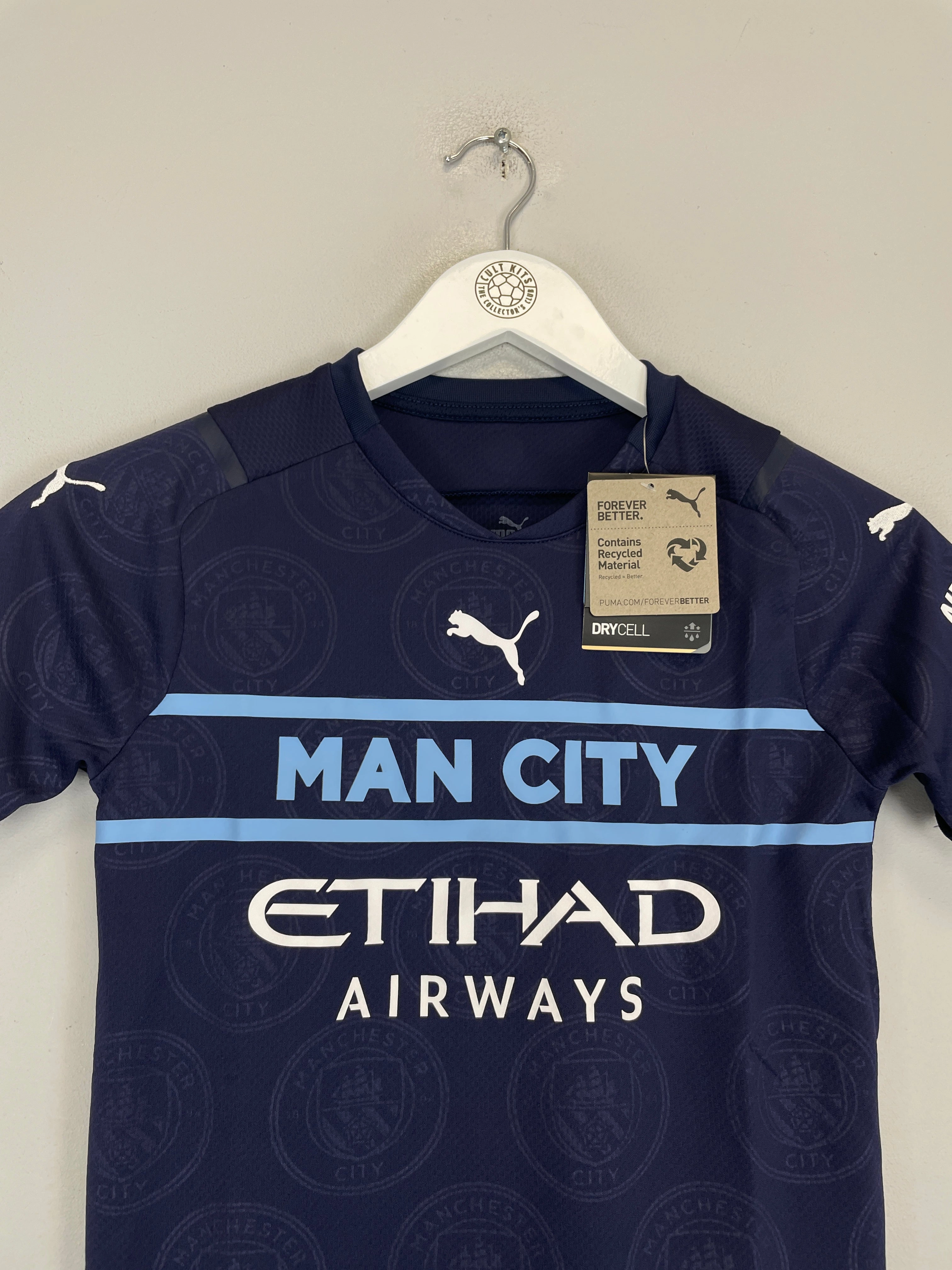 2021/22 Manchester City *BNWT* Third Shirt (Kids - Multiple Sizes) Puma Natural Feel