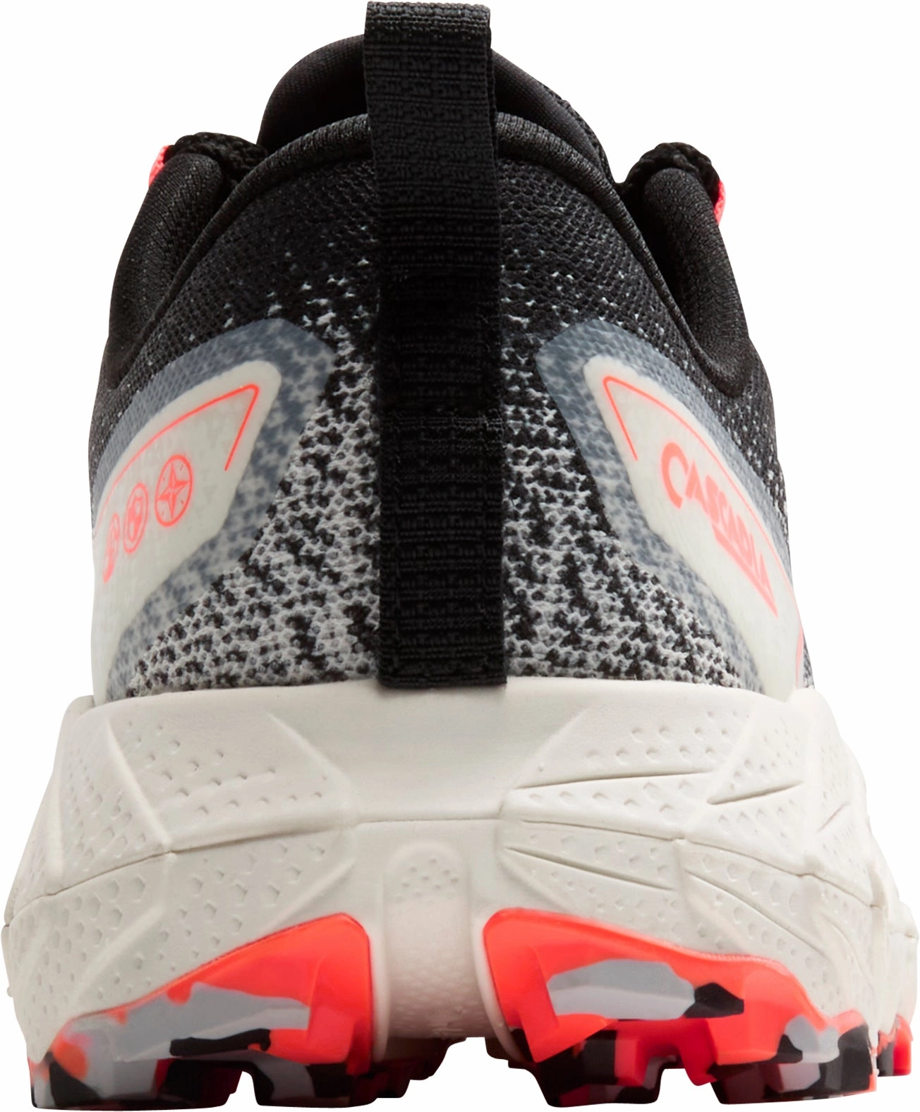 Enhanced Fit Arch Support Footbeds Brooks Cascadia 18 Womens Trail Running Shoes - Black